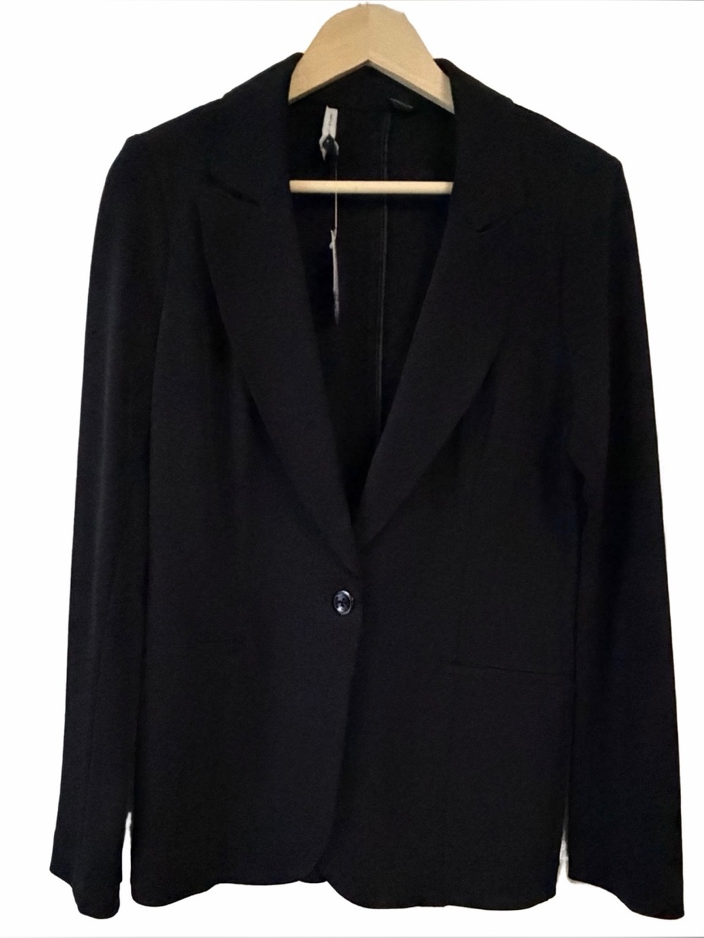NWT White House Black Market Luxe One-Button Tailored Blazer - Black